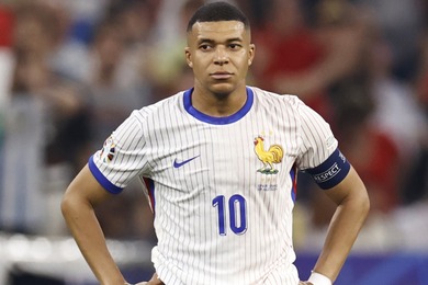 Kylian Mbappé dépité match France Espagne Euro 2024