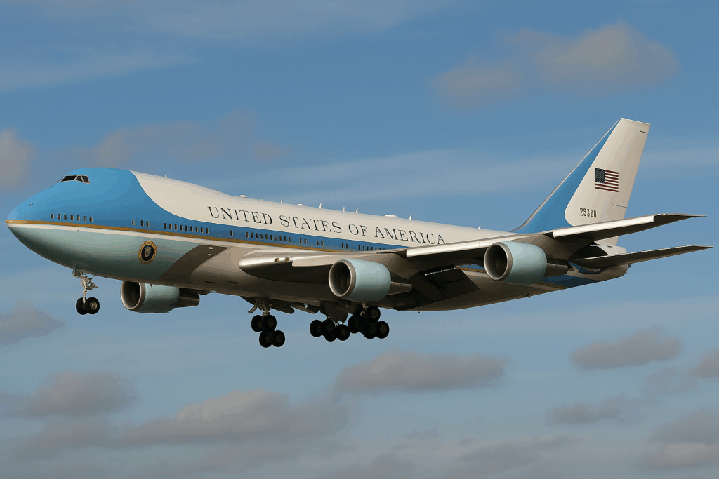 image d'illustration d'Air Force One où Donald Trump a réagi au conflit entre Iran et Israël