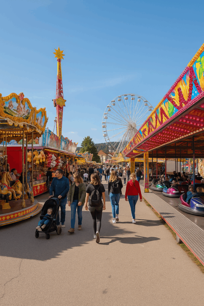 Pontarlier - Edition remarquable de la fĂȘte foraine Ă Pourny