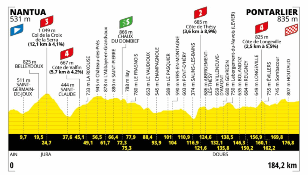 Pour les puristes de vélo égarés, le profil de la 20ème étape du Tour de France 2025