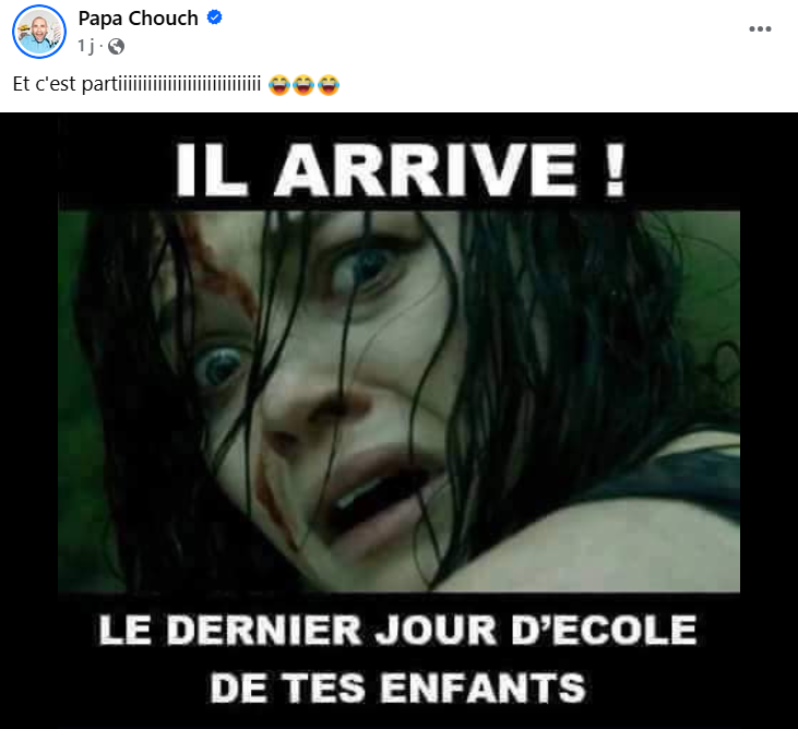 Deux mois à garder les gosses : comment survivre aux grandes vacances 2025 sans vendre un rein ni craquer son slip ?
L'auteur pour enfants Papa Chouch prend peur
