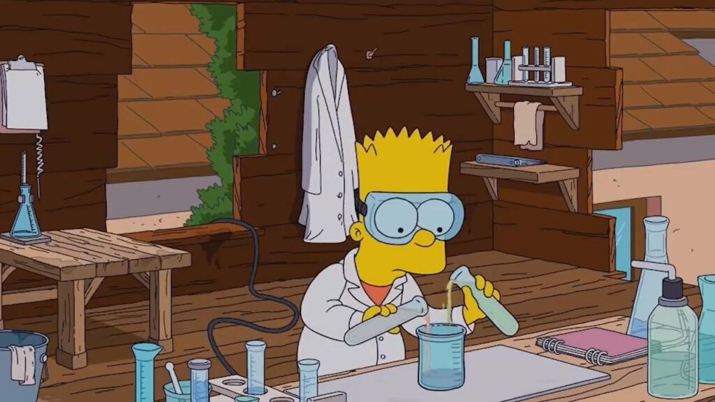 Djäysonne en pleine réalisation d'un TP de chimie... à sa façon.
Acide fort et base forte ? "No problemo" pour lui