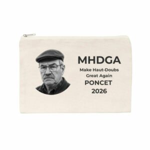 Pochette en coton recyclé Gérard Poncet 2026