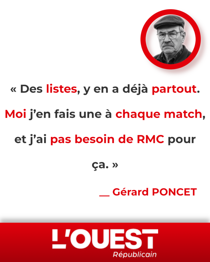 Rothen sélectionneur sur RMC ? Dans le Haut-Doubs, Gérard Poncet rappelle calmement qu’il y a déjà assez de sélectionneurs pour l’équipe de France.