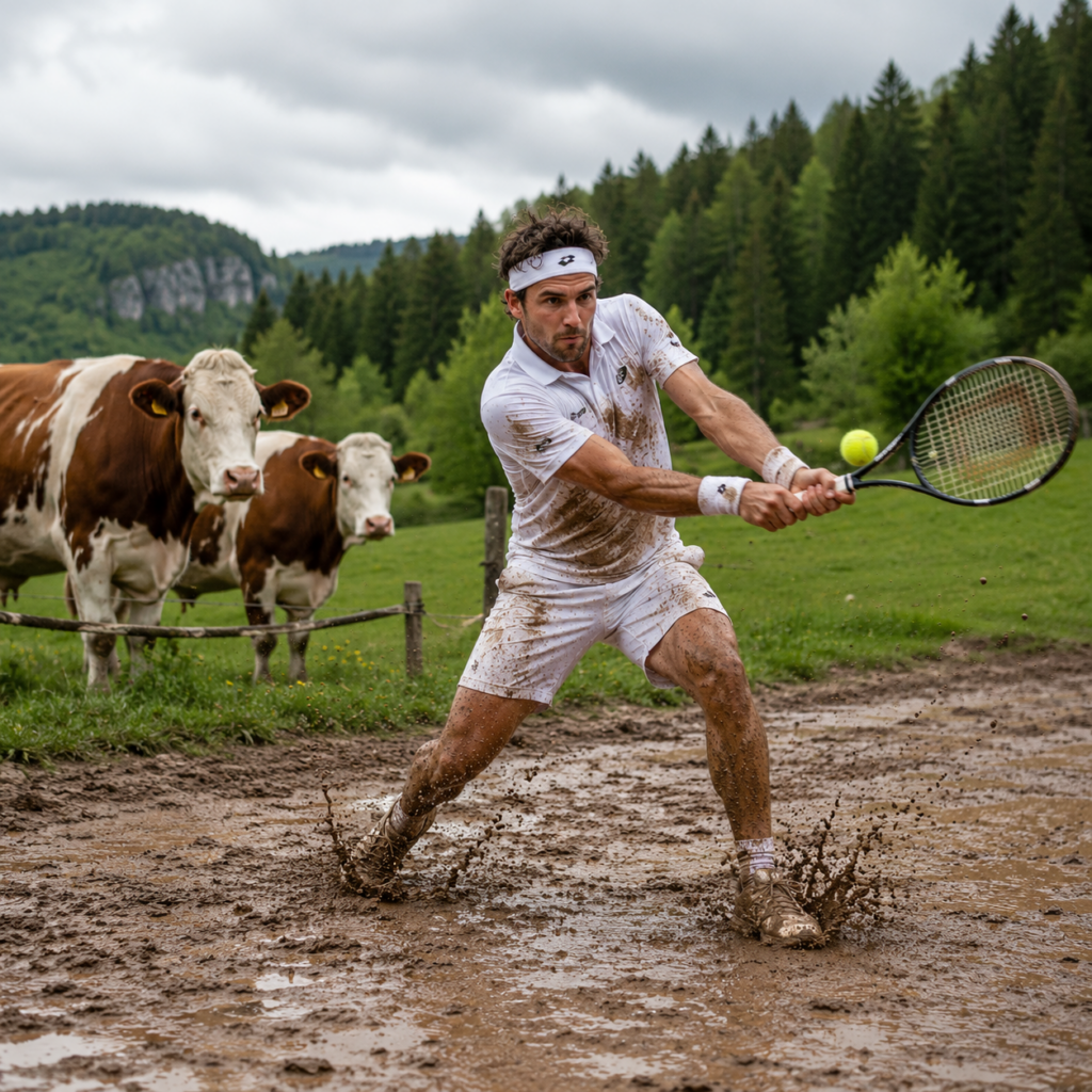  Roland-Garros relance la passion du tennis, mais dans le Haut-Doubs, la vraie terre battue se mesure surtout aux pneus sales.