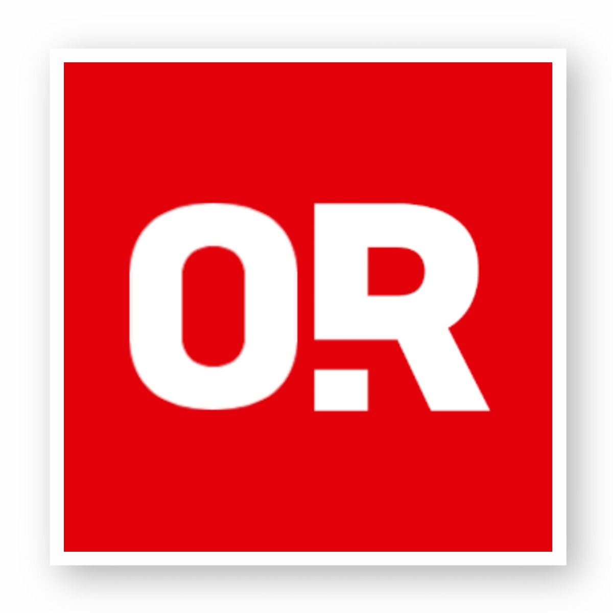 Autocollant OR Rond