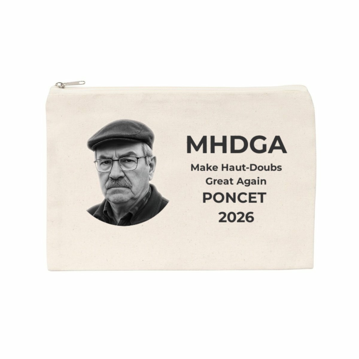 Pochette en coton recyclé Gérard Poncet 2026