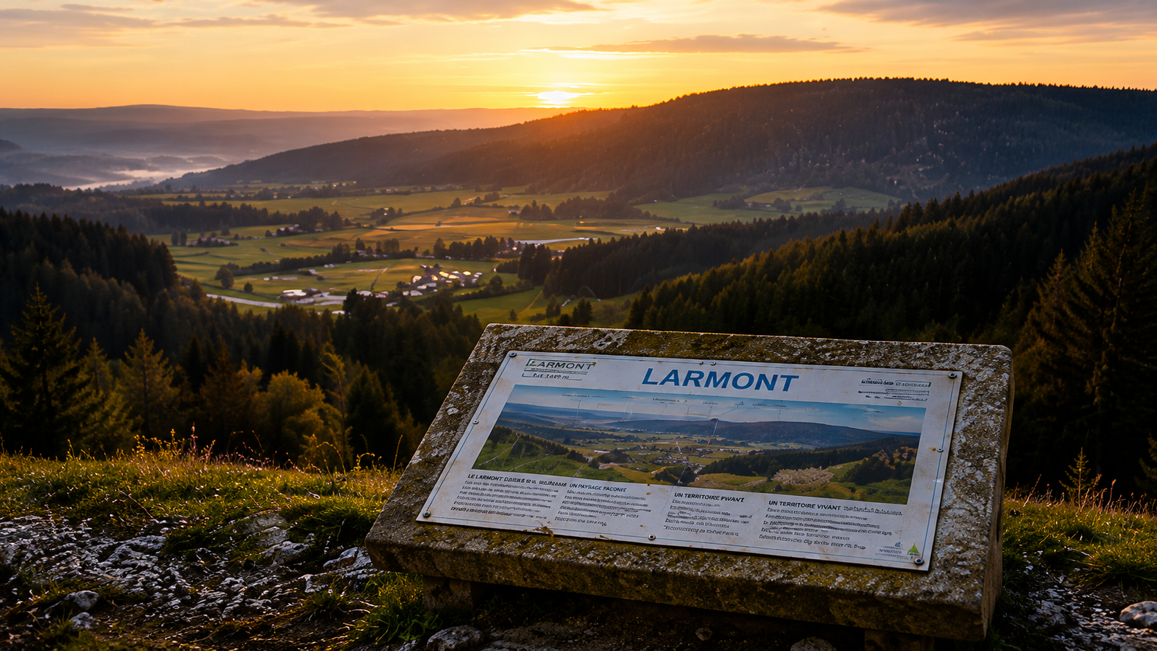 Illustration de l’article « ⛰️ Larmont » publiée sur L’Ouest Républicain.