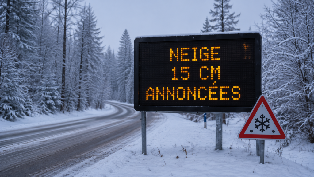 Quinze centimètres annoncés : alerte nationale pour les uns, simple échauffement météo pour les habitants du Haut-Doubs.