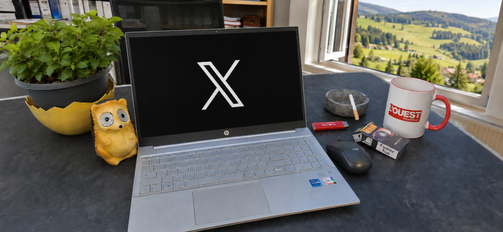 X : version moderne du comptoir de Gisèle, administrée à vue par Elon Musk, où les avis tombent plus vite que la neige annoncée.