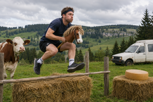 Illustration de l’article « 🐴 Hobby horse : dans le Haut-Doubs, on prépare déjà le hobby C15 » publiée sur L’Ouest Républicain.