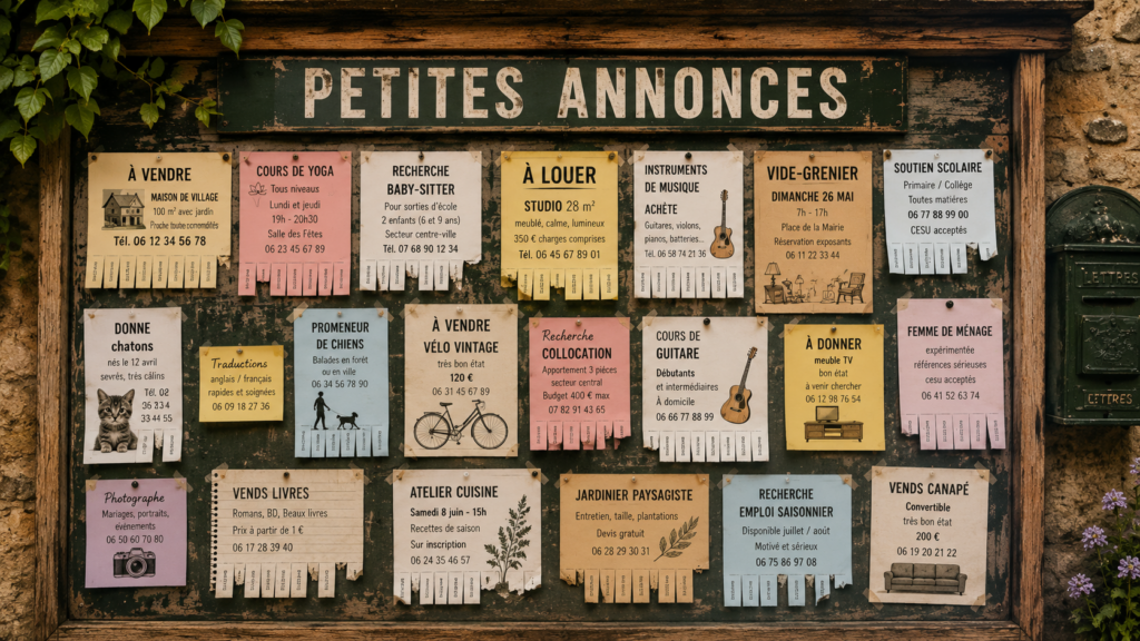 Illustration de l’article « 📝Passer une petite annonce » publiée sur L’Ouest Républicain.