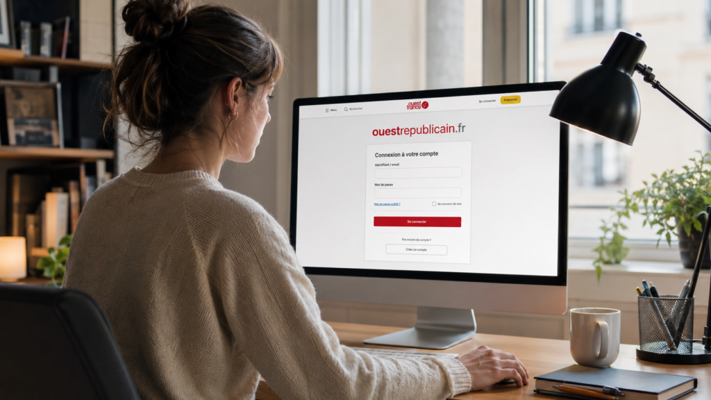 Illustration de l’article « Connexion » publiée sur L’Ouest Républicain.