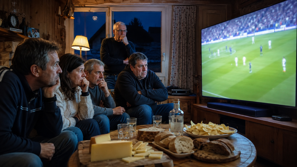 Télé pendant les matchs : dans le Haut-Doubs, France-Irak se jouera aussi sur la taille de l’écran, le canapé et la mauvaise foi locale.