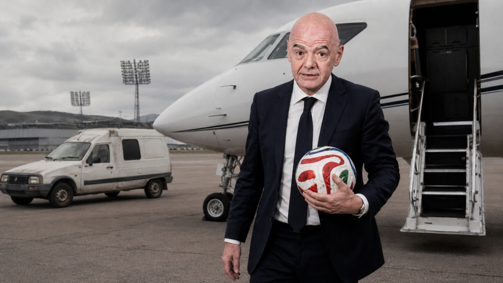 Bilan carbone très sportif pour Infantino : pendant que la FIFA Coupe du Monde 2026 vole de stade en stade, le Haut-Doubs propose le C15.