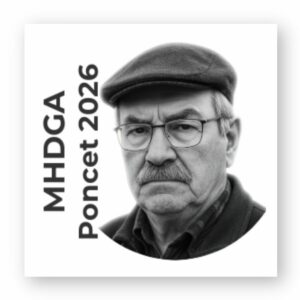Autocollant carré Gérard Poncet 2026
