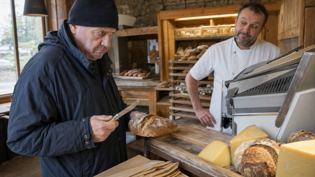 Pain tranché, Opinel, boulangerie, Haut-Doubs et Comté : l’affaire des centimes réveille le couteau local.