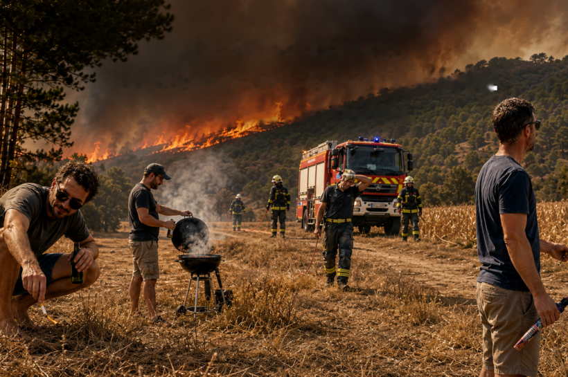 Incendies en France : les autorités misent sur la responsabilité collective. Le fameux civisme de chacun. Autant dire qu’on est mal barrés.