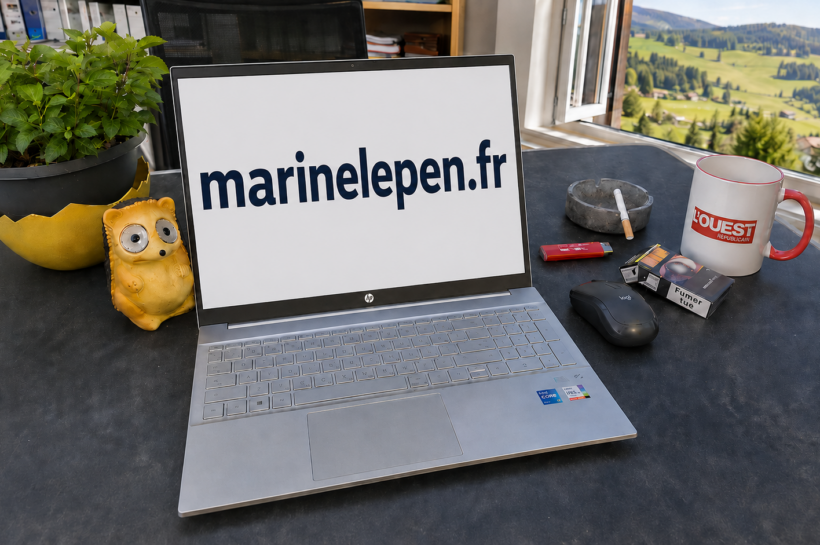 Le RN veut récupérer marinelepen.fr, oublié en 2021 et désormais proposé à 25 000 € HT après de très mystérieux « investissements ».