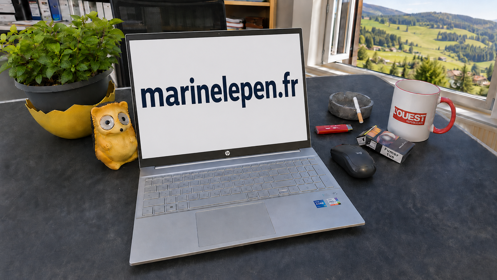 Le RN veut récupérer marinelepen.fr, oublié en 2021 et désormais proposé à 25 000 € HT après de très mystérieux « investissements ».