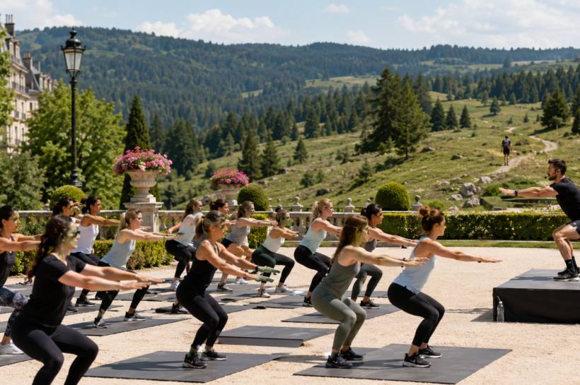 Sport gratuit : Paris transforme ses parcs en salles de fitness. Dans le Haut-Doubs, ce concept révolutionnaire porte déjà un nom : la nature