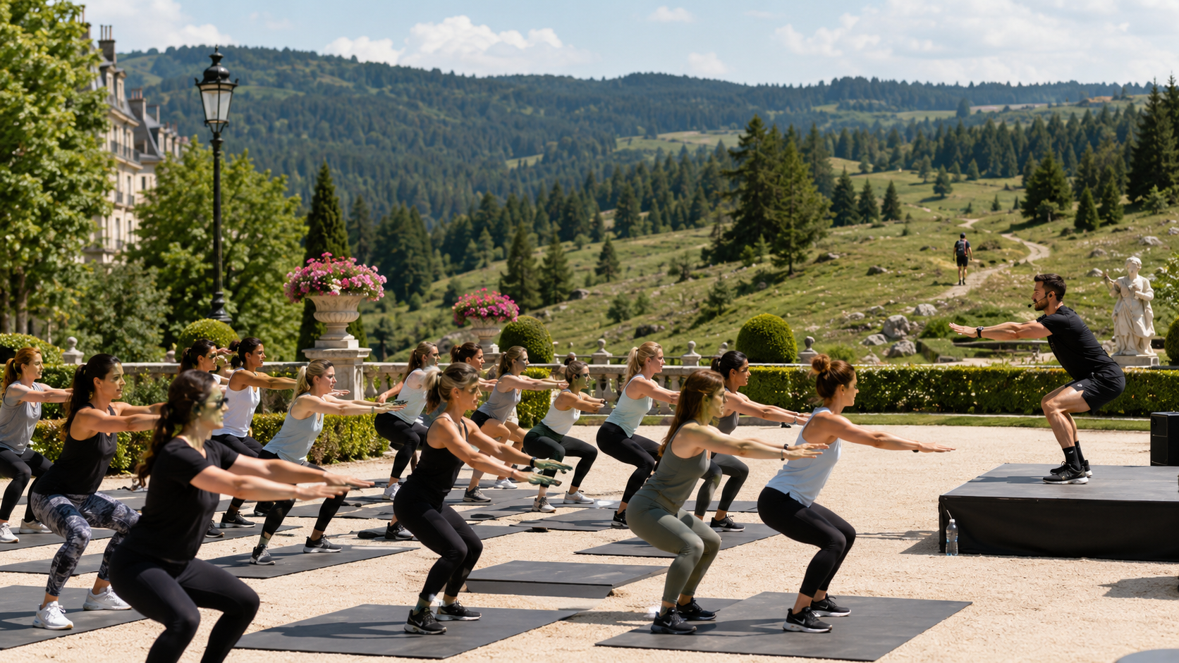 Sport gratuit : Paris transforme ses parcs en salles de fitness. Dans le Haut-Doubs, ce concept révolutionnaire porte déjà un nom : la nature