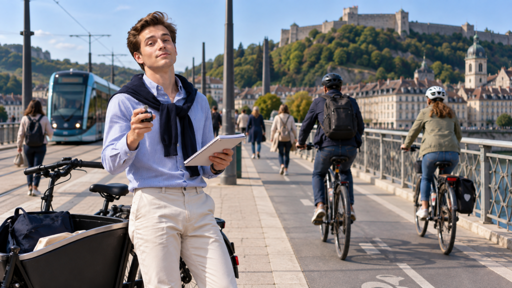 À Besançon, les écologistes comptent vélos et piétons pour défendre le pont de la République. Une méthode qui mérite elle aussi d’être comptée.