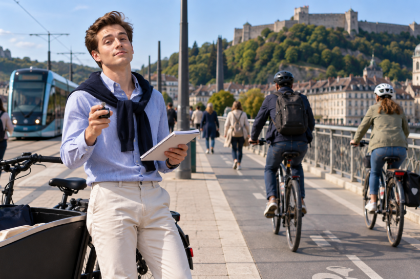 À Besançon, les écologistes comptent vélos et piétons pour défendre le pont de la République. Une méthode qui mérite elle aussi d’être comptée.