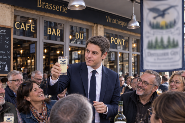 Illustration liée à 🍸 Présidentielle 2027 : Gabriel Attal, le candidat aux 1 000 Pont
