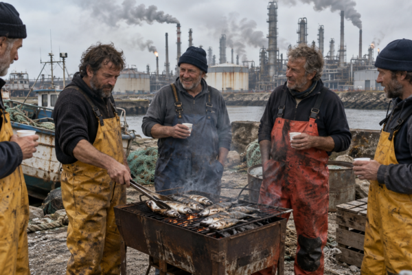 Le carburant est trop cher. Pour protester, des pêcheurs bloquent les dépôts et réduisent l’offre. Une stratégie économique assez circulaire.