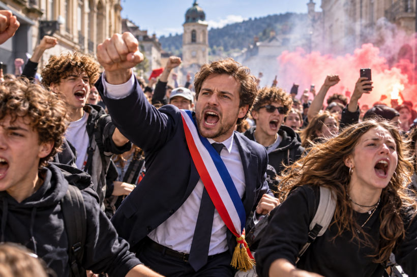 Blocages lycéens et TikTok : les appels deviennent viraux, tandis que mortiers, barres de fer et acide apparaissent devant certains lycées.