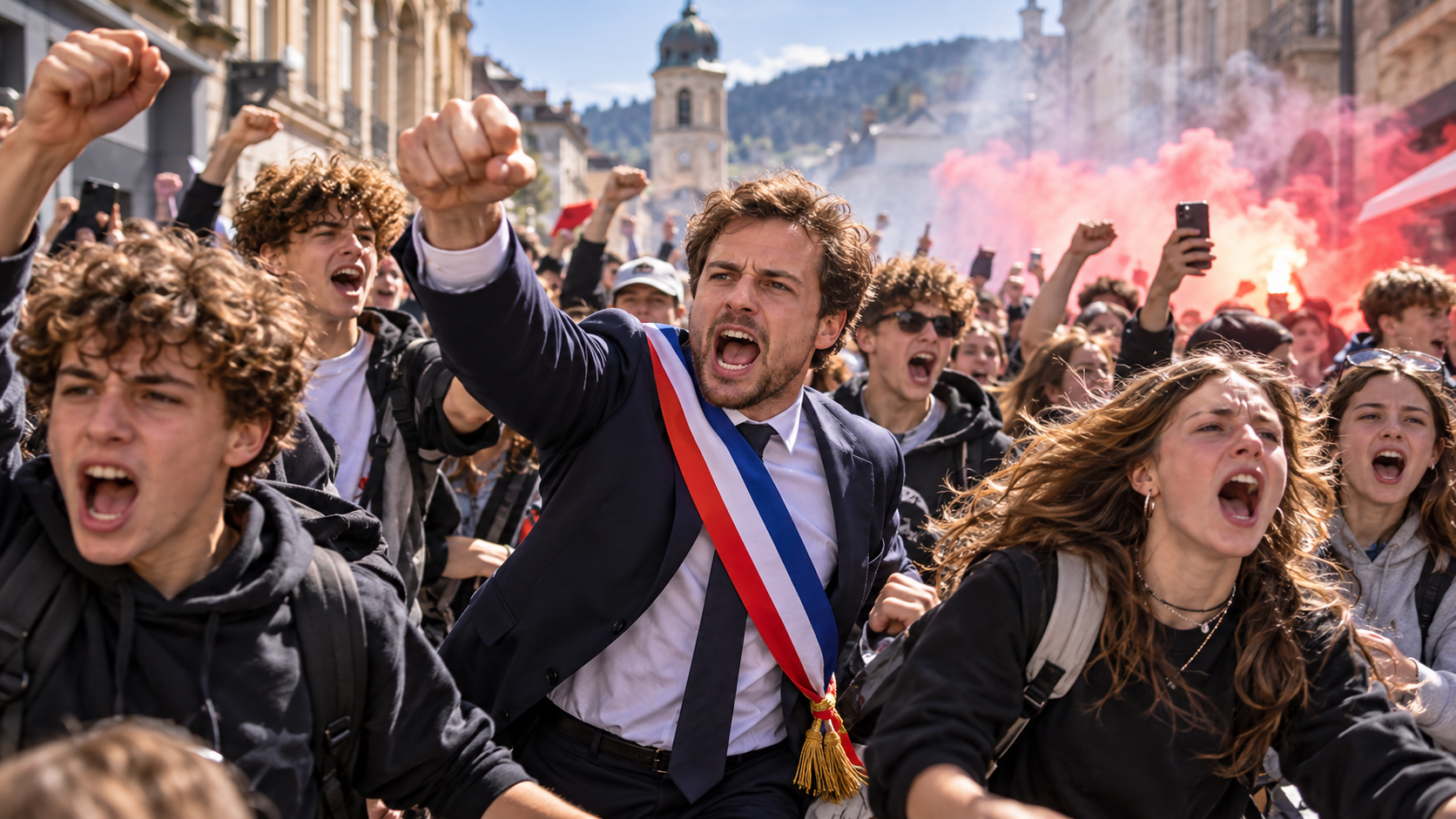 Blocages lycéens et TikTok : les appels deviennent viraux, tandis que mortiers, barres de fer et acide apparaissent devant certains lycées.