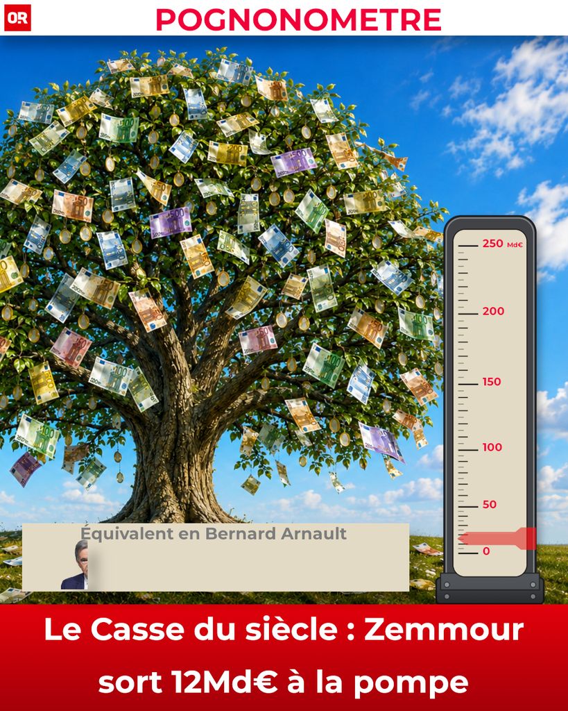 Le pognonomètre rattrape son retard : Faure, Philippe, Zemmour et Lecornu passent leurs derniers milliards sous l’œil de DHP.
