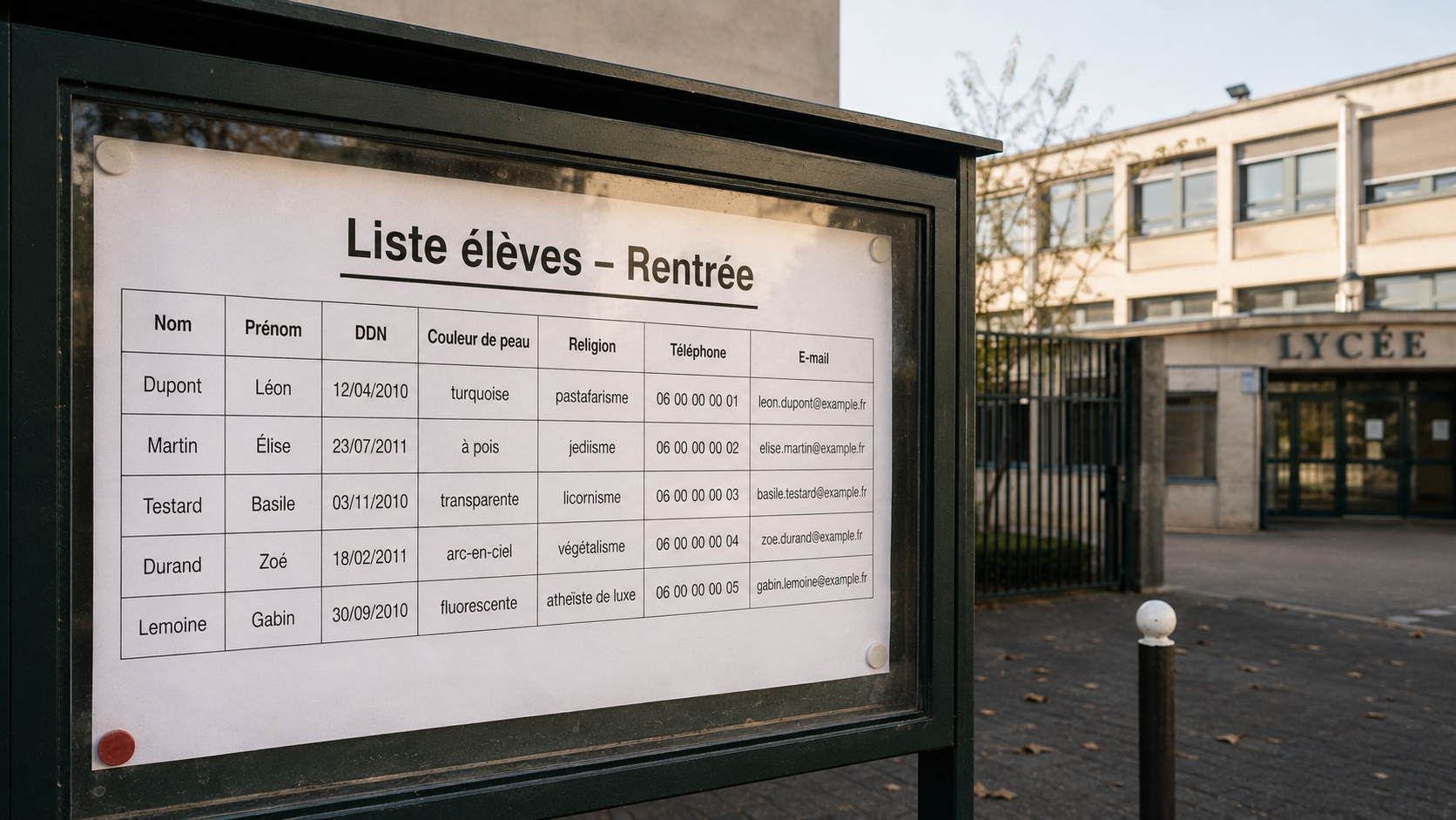 RGPD au lycée : à Épinay-sur-Seine, un parent dénonce la publication en ligne de données d’élèves. La réponse de l’établissement interroge.
