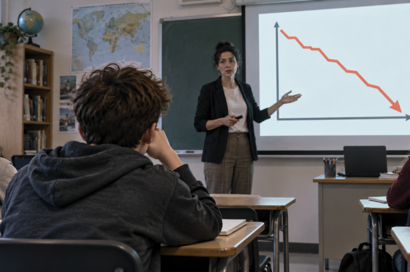 PISA 2025 : la France baisse encore en maths et en lecture, mais reste dans la moyenne grâce au recul général de l’OCDE
