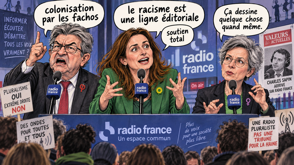 France Inter affronte une grÚve contre l'arrivée de Charles Sapin. Deux ans aprÚs Meurice, la défense du pluralisme semble avoir changé de sens.