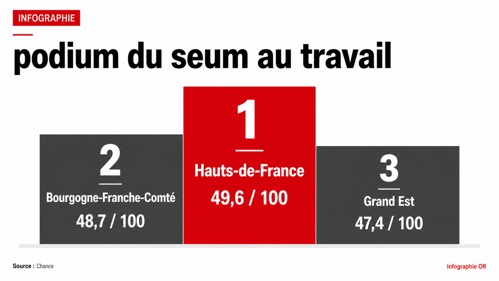 🥈 Enfin une médaille pour la Bourgogne-Franche-Comté : on est vice-champions de France du seum au travail.