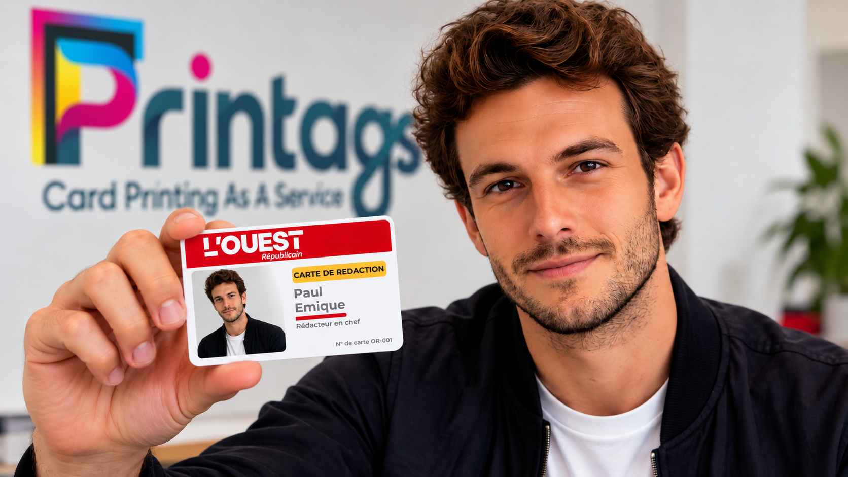 Carte PVC NFC : LâOuest RĂ©publicain a testĂ© Printags pour fabriquer sa carte de rĂ©daction avec QR code et NFC. Retour dâexpĂ©rience.