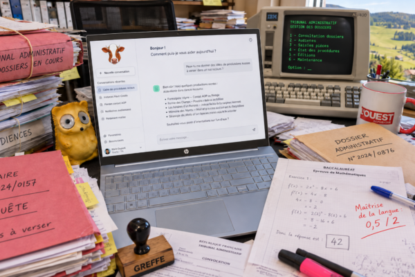Au bac 2027, la langue comptera jusque dans les copies de maths. Pendant ce temps, MeuhGPT banalise les recours administratifs.